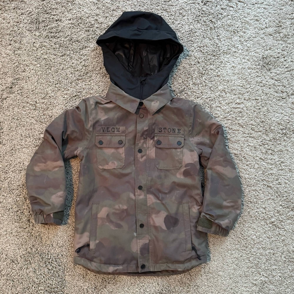 Volcom Kids Camo Snowboard Jacket